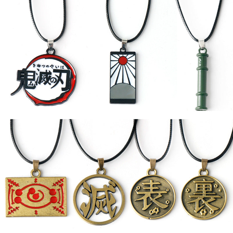 Anime Peripheral No Stove Door Bamboo Necklaces