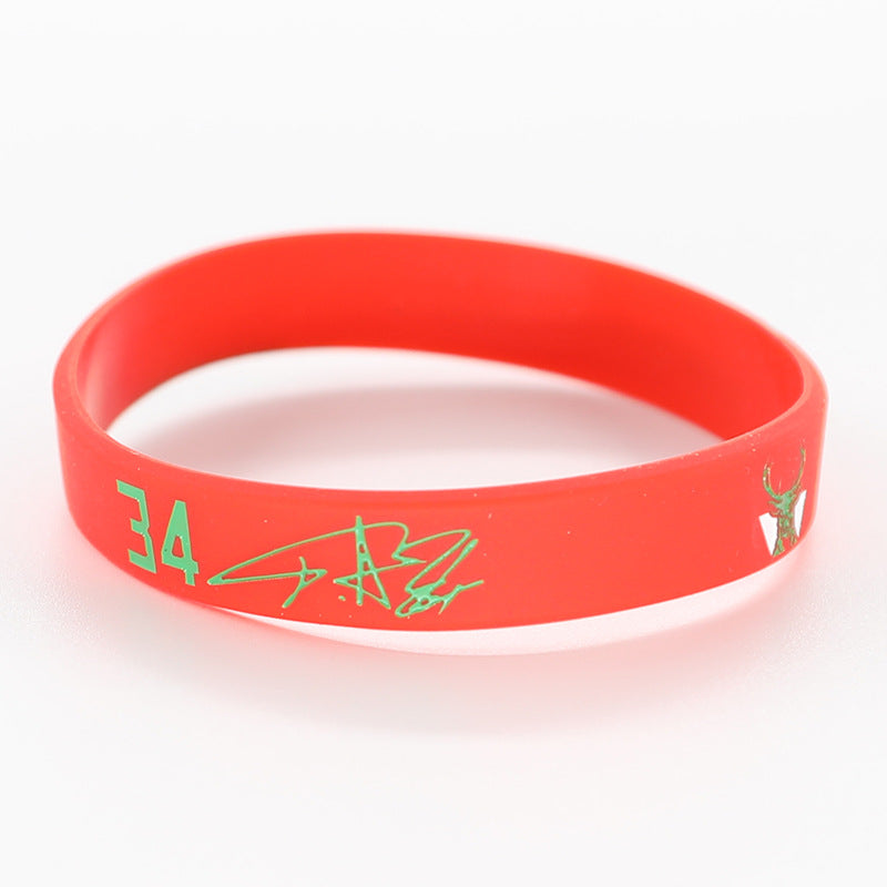 Star Black Mamba James Curry Letter Bracelet