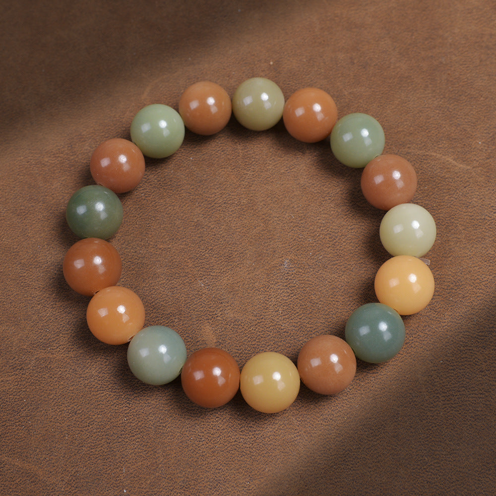 Women's & Men's Natural Bodhi Bead Pliable Temperament Hand Toy High Oil Density Bracelets