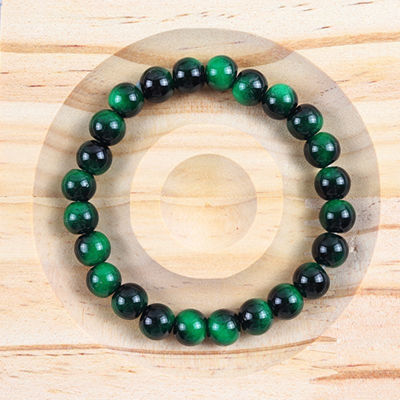 Tigereye Ethnic Style Paint Glazed For Boyfriend Girlfriends Everyday Fashion Bracelet
