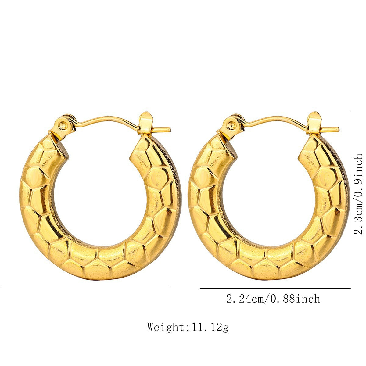 Luxury High Sense Titanium No Fading Ear Earrings