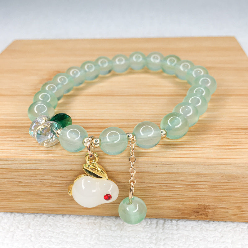 Jade Hare Color Matching Micro Glass Bead Girlfriends Brace Bracelets