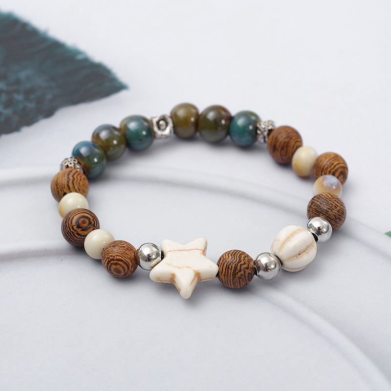 Retro Ethnic Style Niche Ceramic Female Bracelet