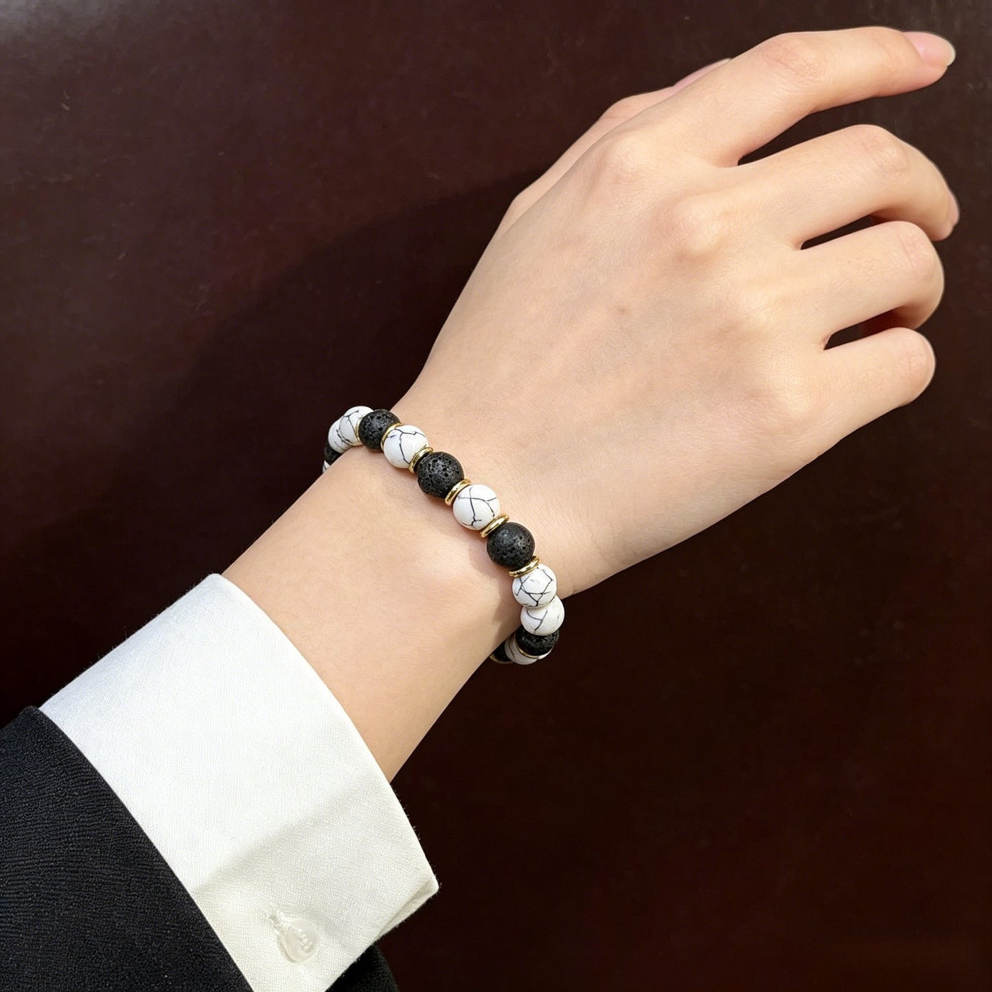 Tigereye Citrine Multiple Three-color Natural Stone Crystal String Bracelets