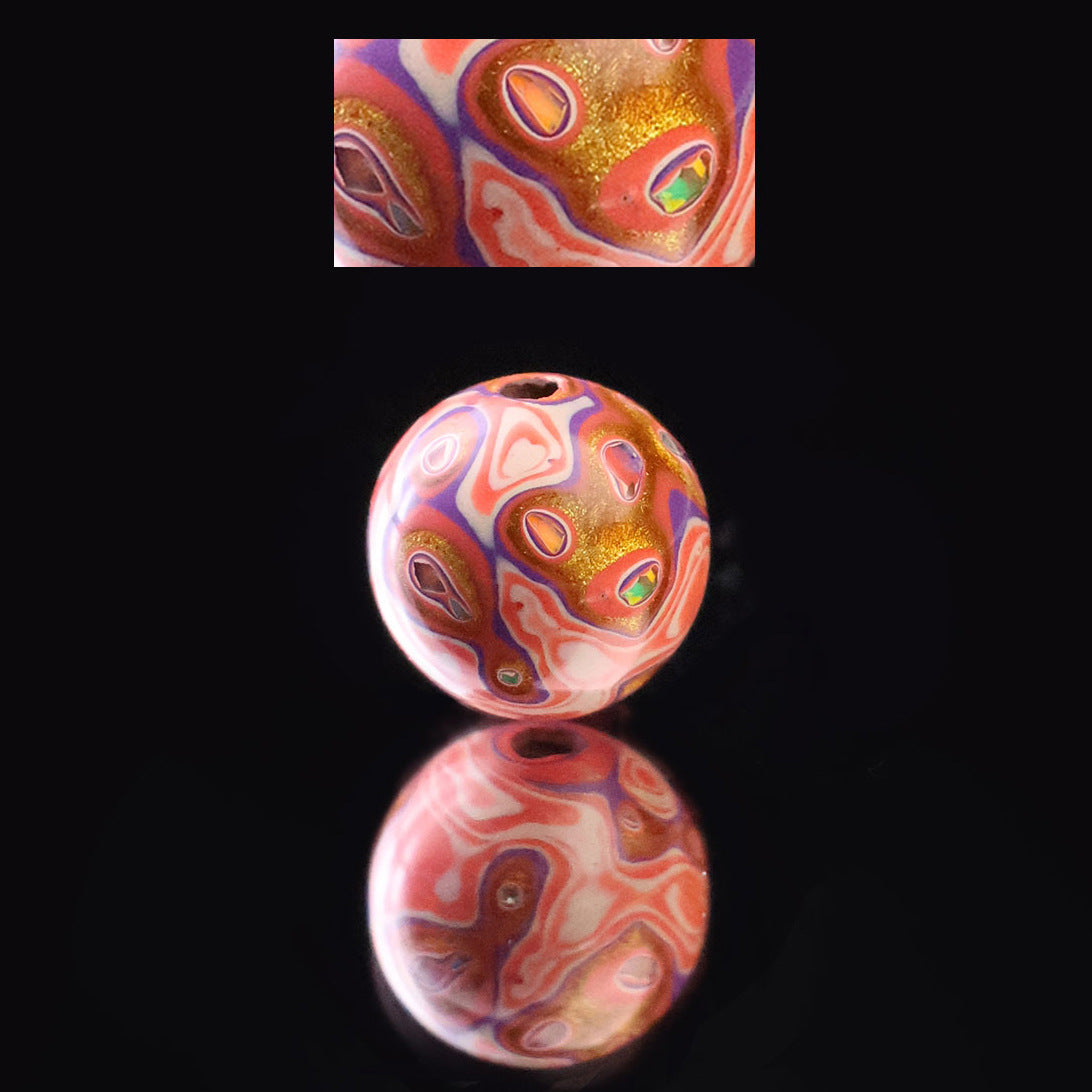 Paint Beads Opal Loose Wooden Beaded Rosewood Embryo Single Bracelets