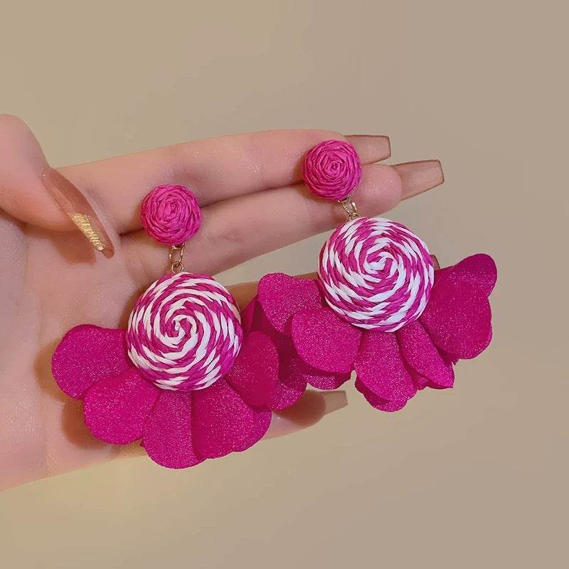 Fairy High Sense Vacation Style Elegant Fashionable Wearing Modified Face Earrings