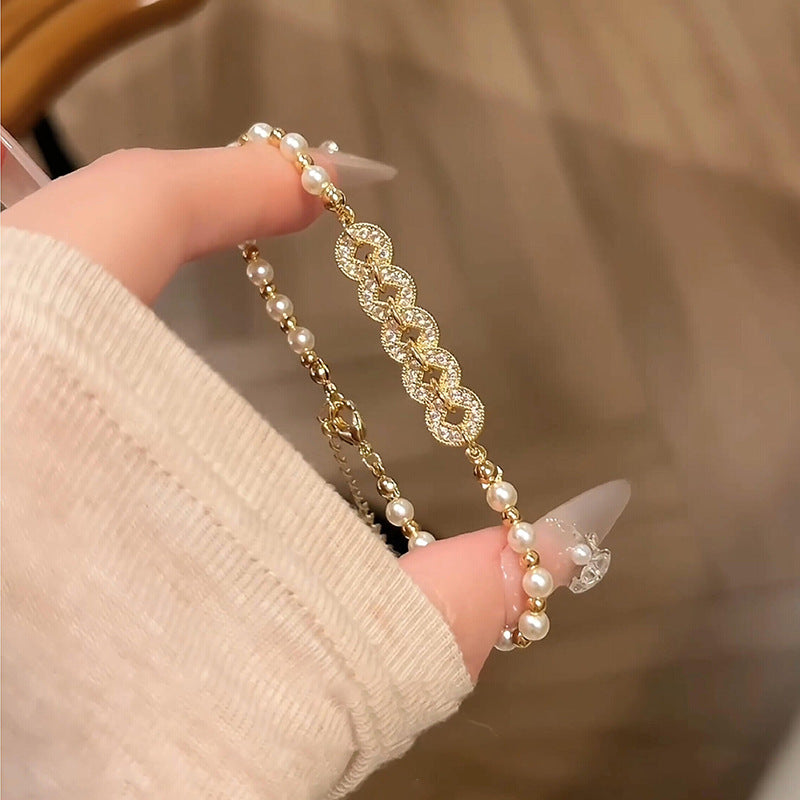 Elegant Retro Niche Temperament Light Luxury Bracelet