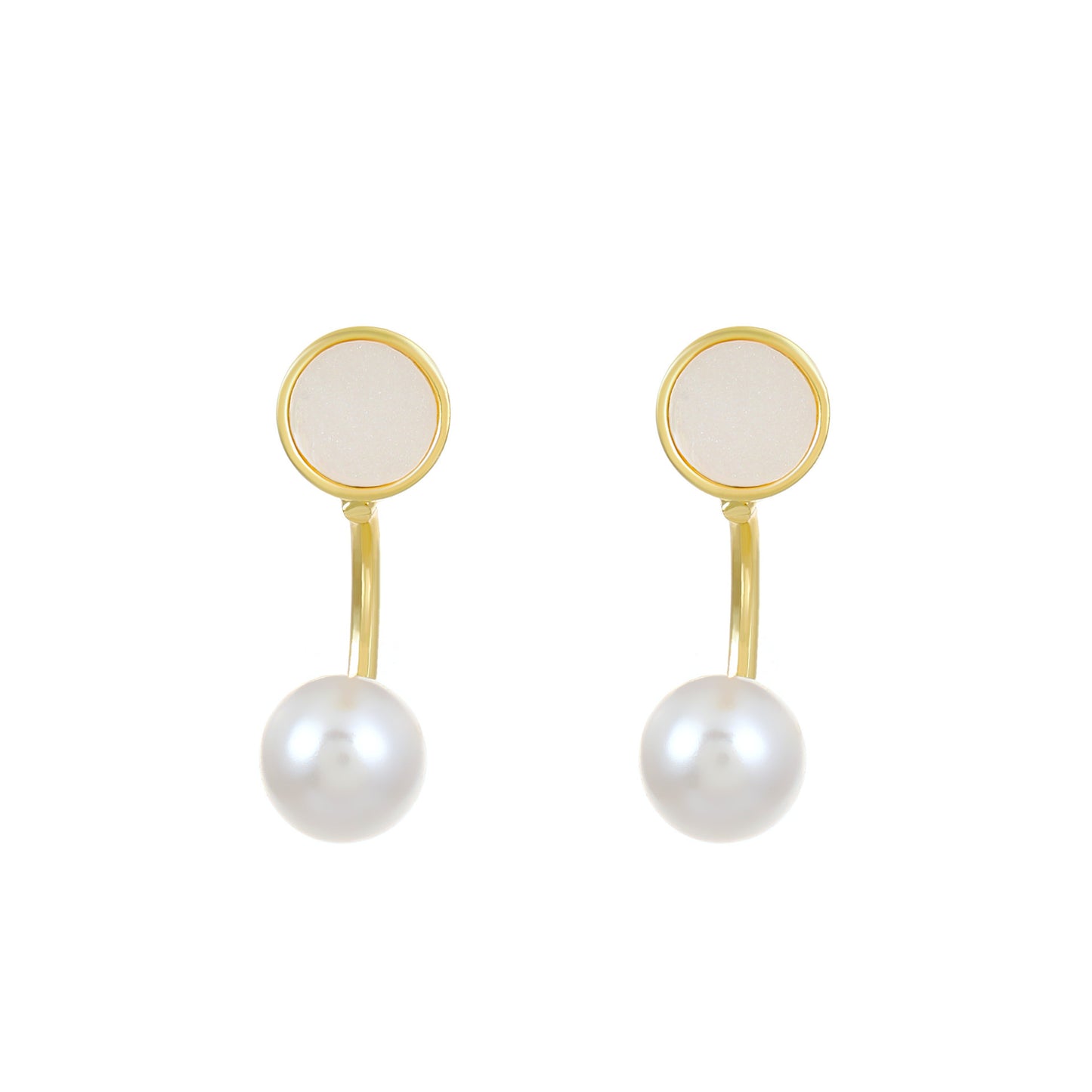 Women's Pearl For French Entry Lux Butterfly Earrings