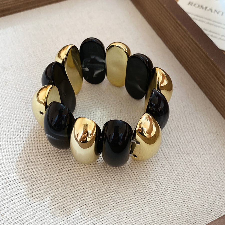 Acrylic Beaded Pearl Vintage Ethnic Style Affordable Bracelets