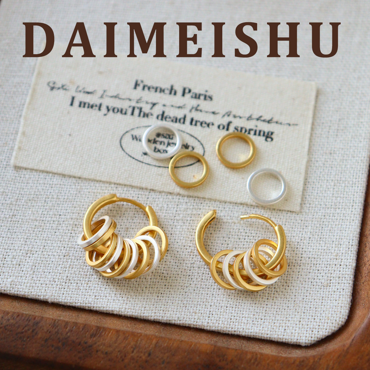 Fashion Simple Matte Geometric Circle Light Luxury Necklace