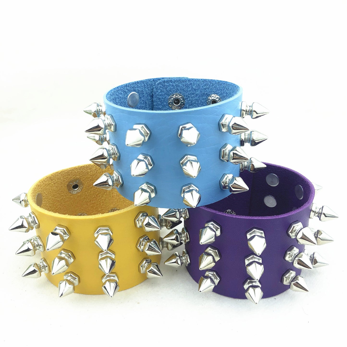 Street Dance Pointed Rivet Rows Splendid Trendy Punk Bracelet
