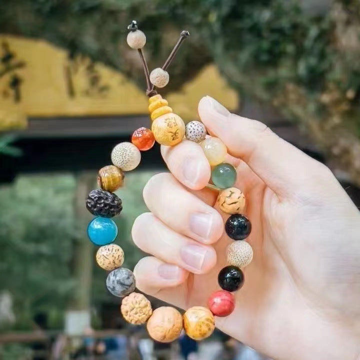 Natural Bodhi Buddha Beads Hand-held Protective Bracelet