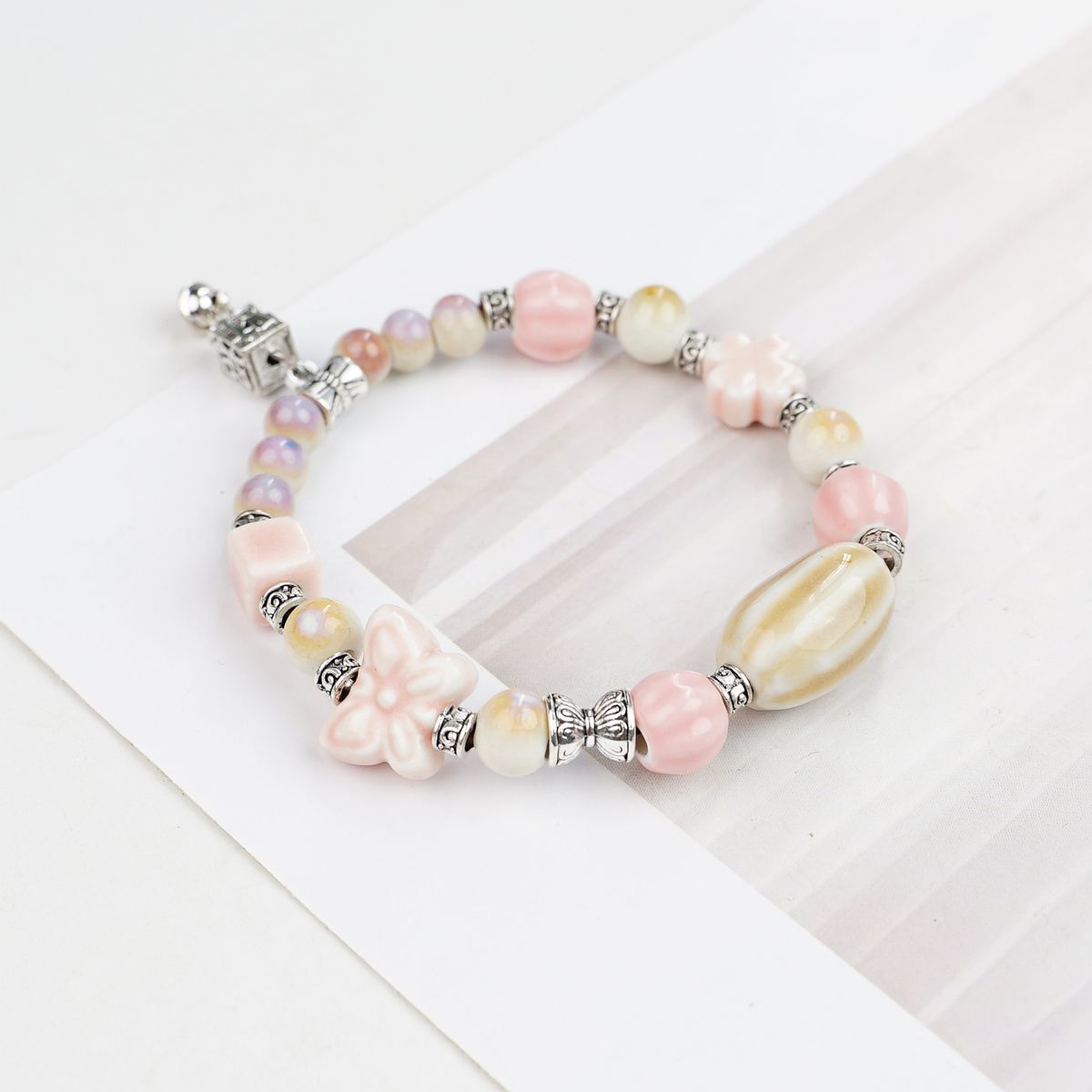 Ceramic Puppy Bone Artistic Fashion Chinese Single Bracelets