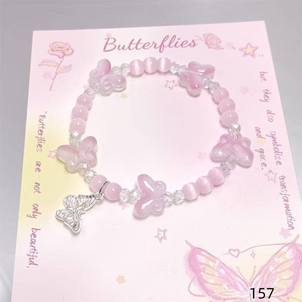 Colorful Crystal String Beads Fishtail Sweet Super Fairy Girlfriends For Bracelets