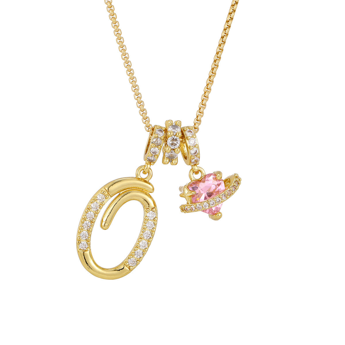 Dopamine English Letter Light Luxury Minority Necklaces