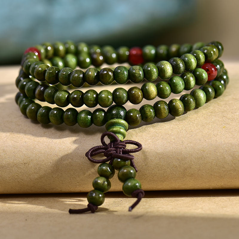 Monk Beads Imitation Rosewood Wooden Bead Bracelets