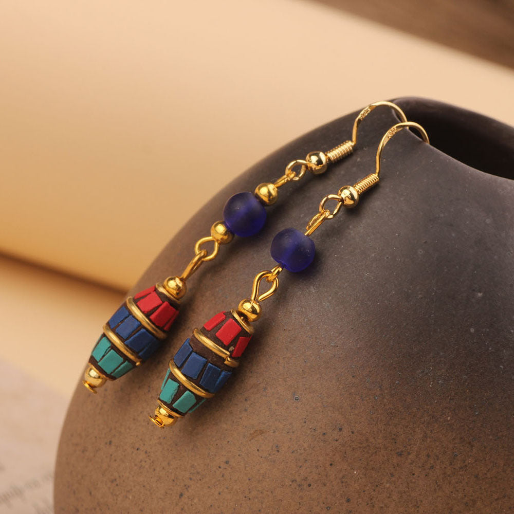 New Attractive Vintage Nepal Simple Design Earrings