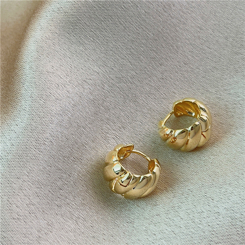 Luxury High-grade Twist Clip Geometric U-shaped Ear Buckle