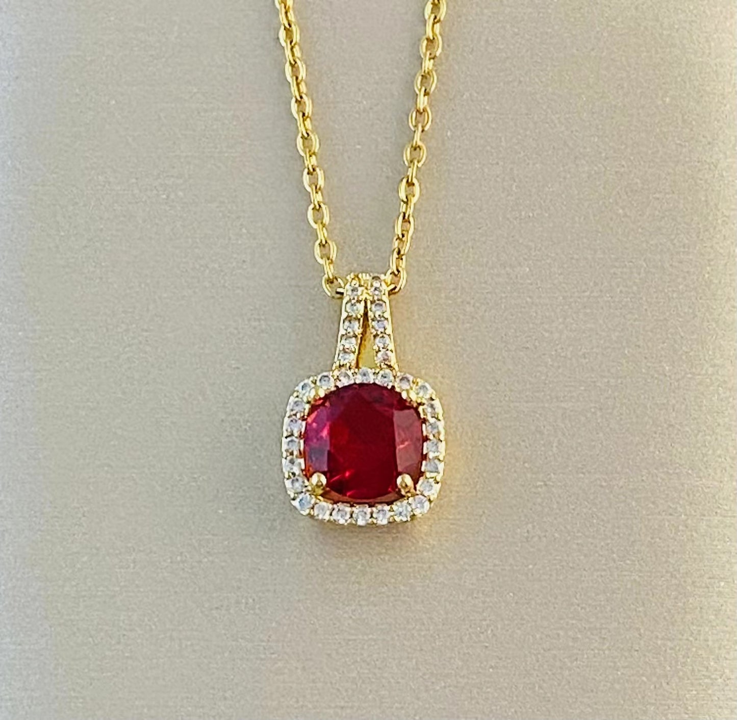 Women's Real Gold Plating Opal Fox Clover Pendants