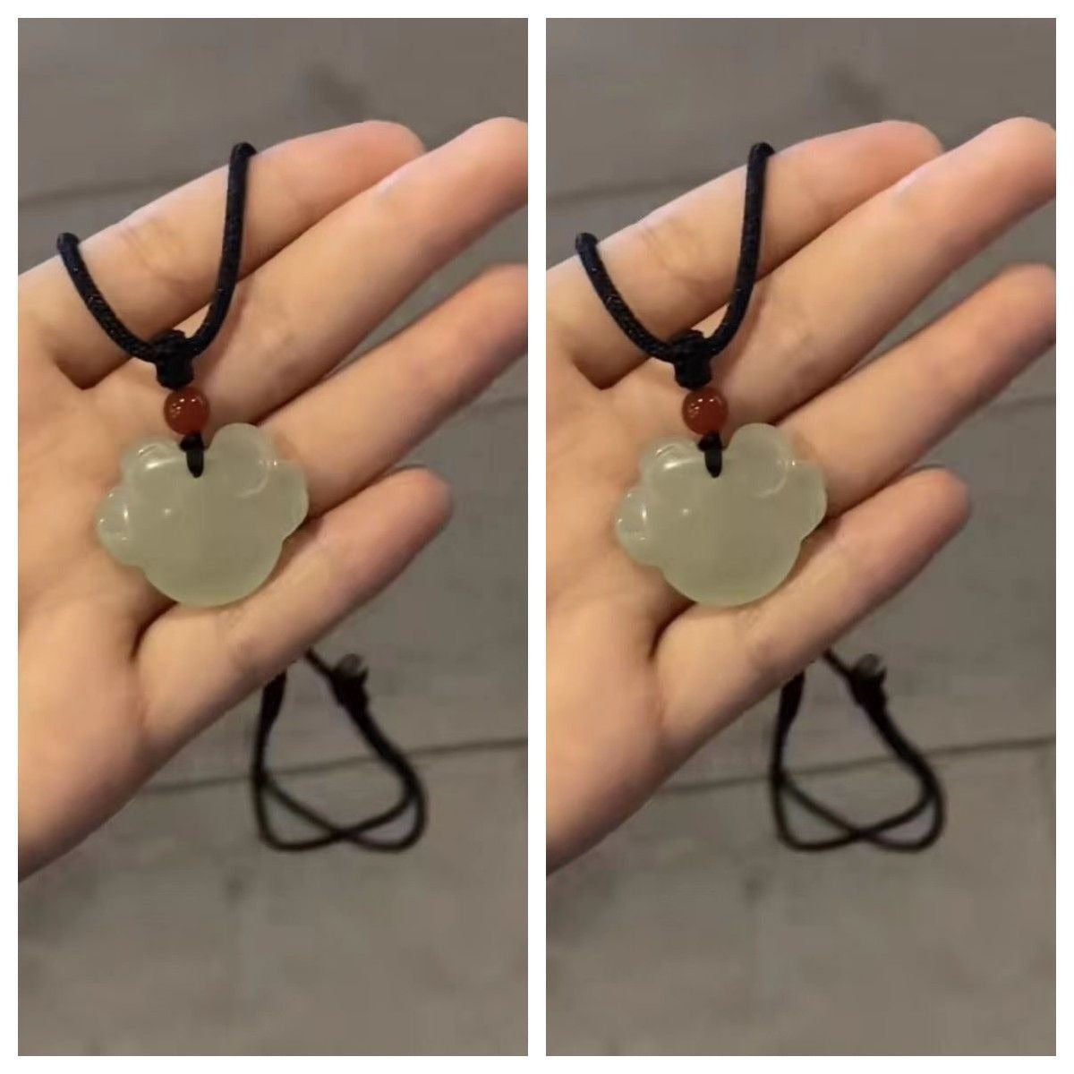 Chinese Style Simple Retro Peace Buckle Female Design Handmade Necklaces