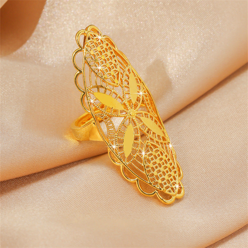 Women's Alluvial Gold Female No Color Fading Rings