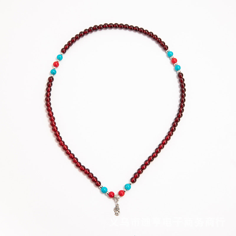 Couple Buddha Beads Three-ring Praise Live Broadcast Bracelet