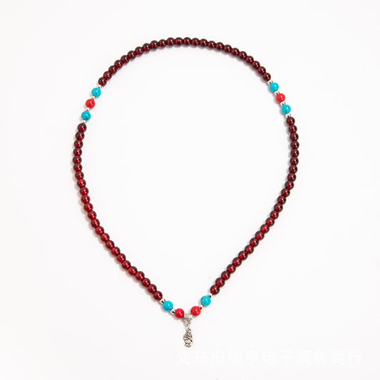 Couple Buddha Beads Three-ring Praise Live Broadcast Bracelet