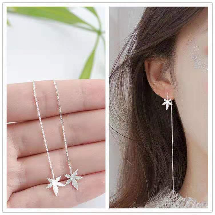 Women's Sterling Sier Egg Yolk Flower Trendy Summer Ear Line