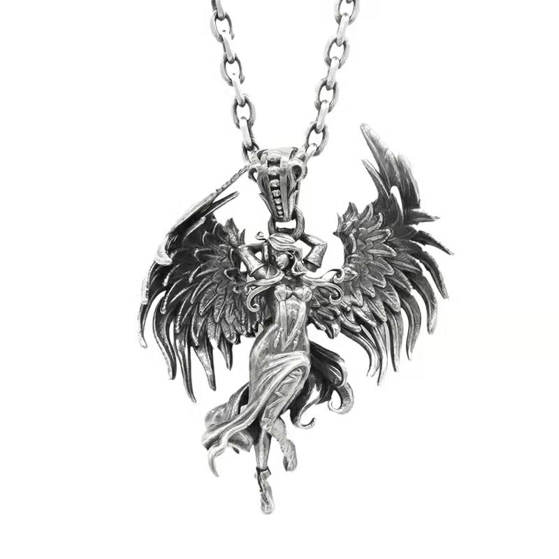 Women's & Men's Niche Angel Vintage Fashion Beauty Sweaters Necklaces