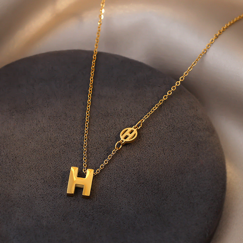 Simple Graceful Fashion Personality Letter Female Clavicle Necklace
