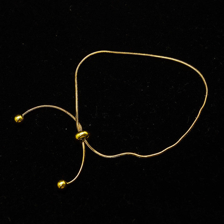 Women's Bones Gold Simple Titanium Steel No Fading For Necklaces
