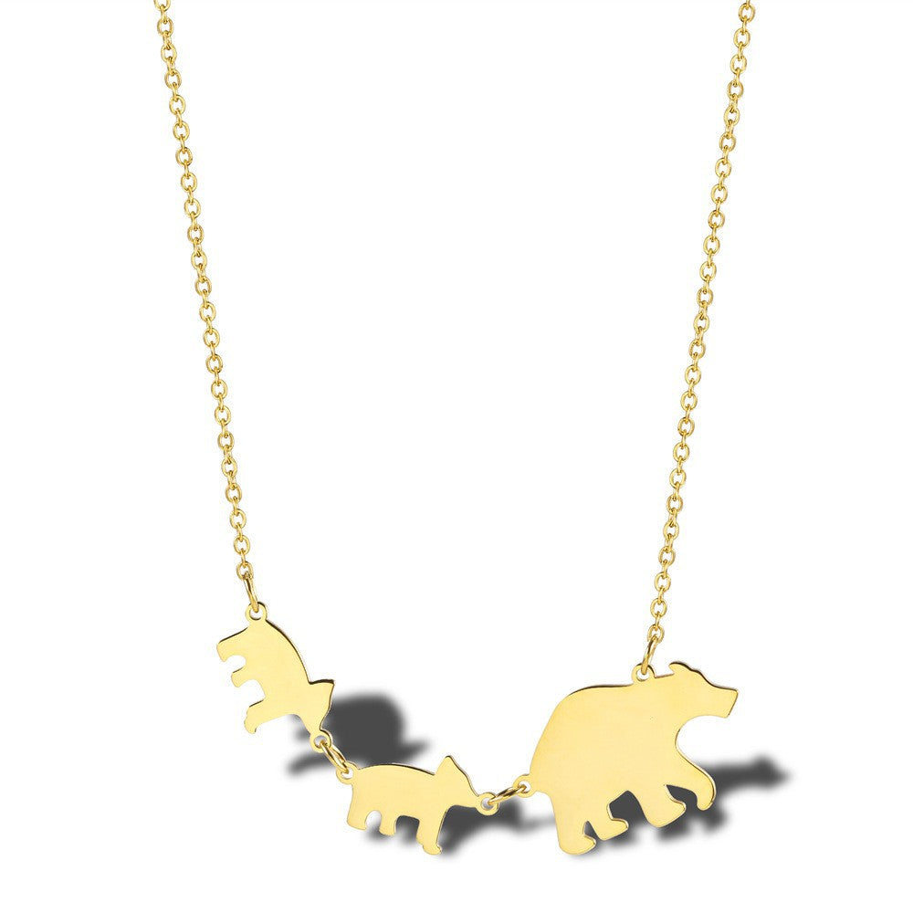 Women's Cartoon Animal Series Personalized Stainless Steel Necklace