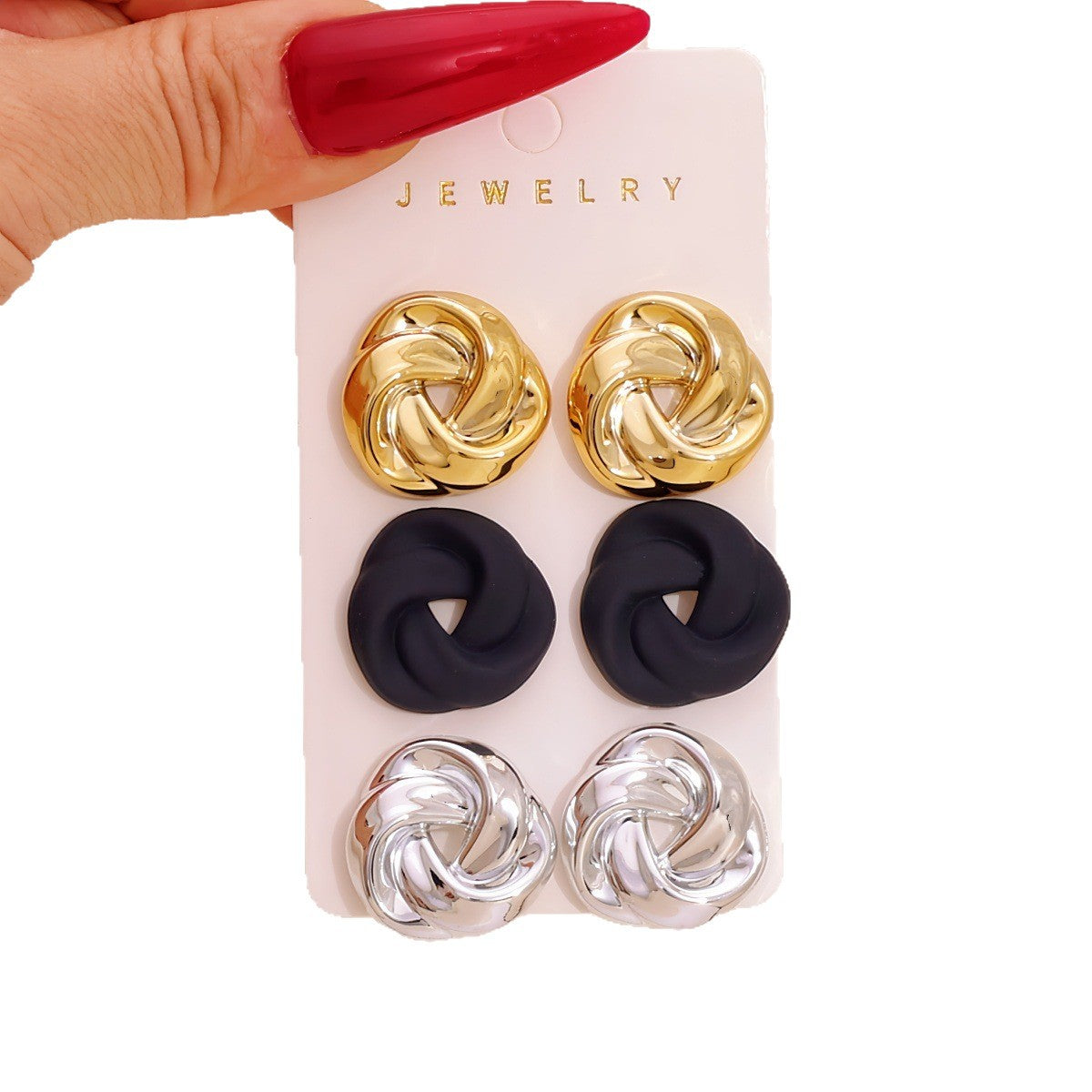 Simple Graceful Style Floral Elements Versatile Rings