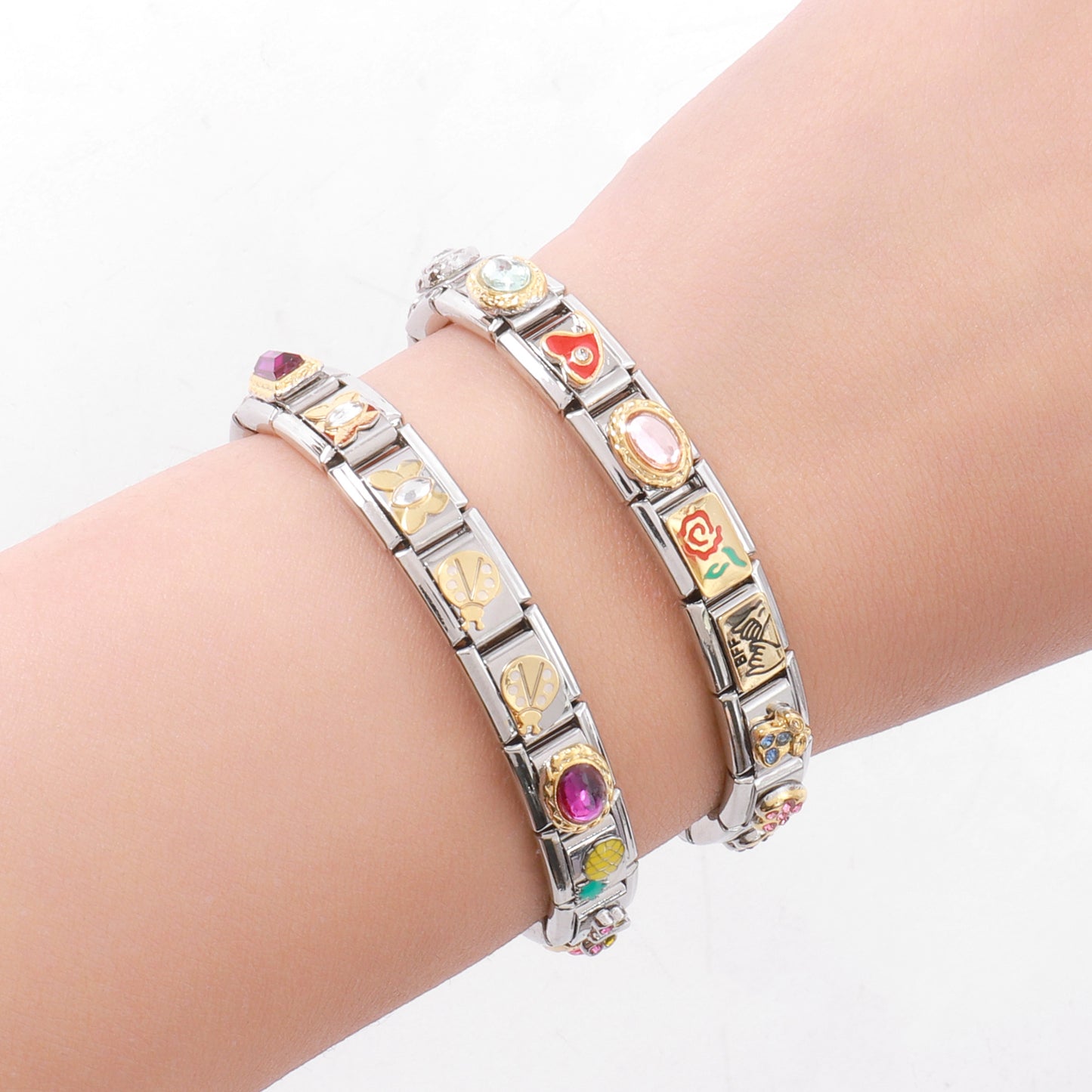 Find Personality Handmade Welding Stainless Steel Exotic Module Bracelet