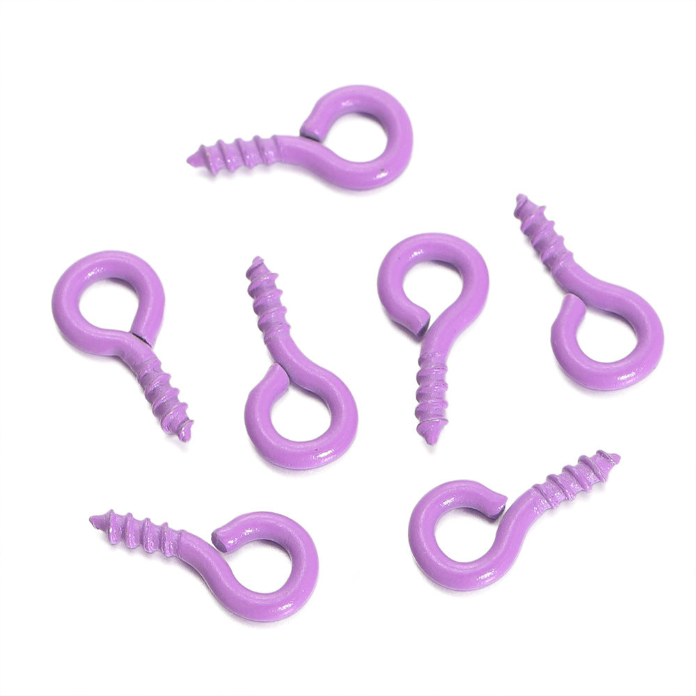 Croissant Nail Screw Sheep Eye Pearl Jewelry Accessories