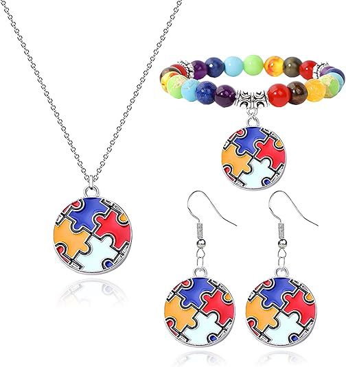 Theme Alloy Dripping Oil Color Puzzle Public Bracelet