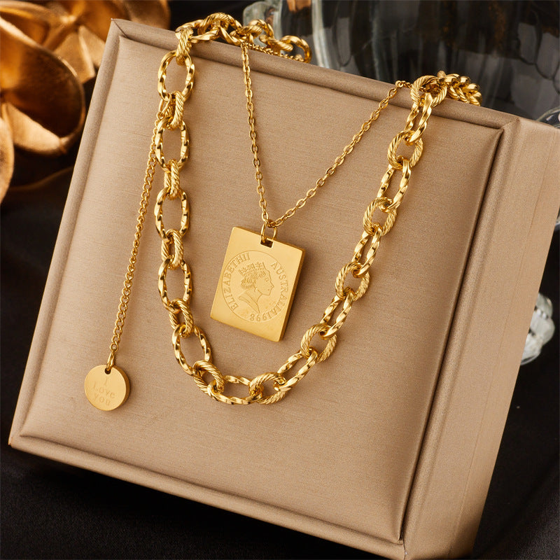 Clavicle Chain Simple Temperament Entry Lux Pendants