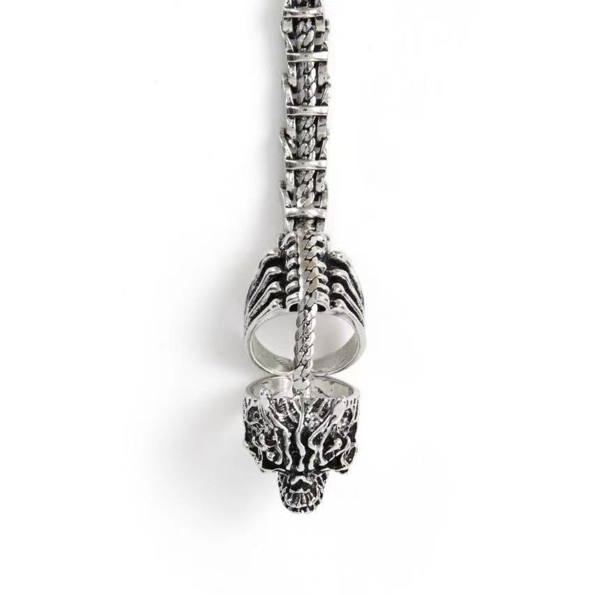 Men's Retro Scorpion Movable Personality Punk Hip Rings