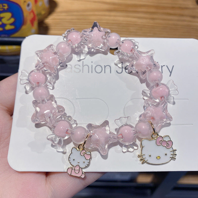 Korean Style Big Ear Dog Cartoon Bracelets