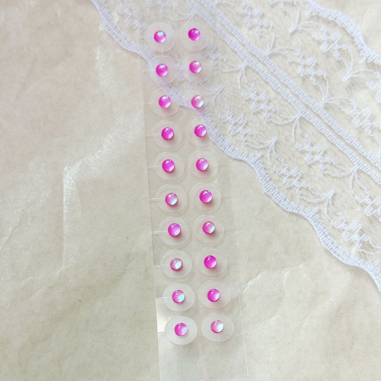 Fashion Auricular Point Sticker Crystal Ear Patch Bead Massage Stress Earrings