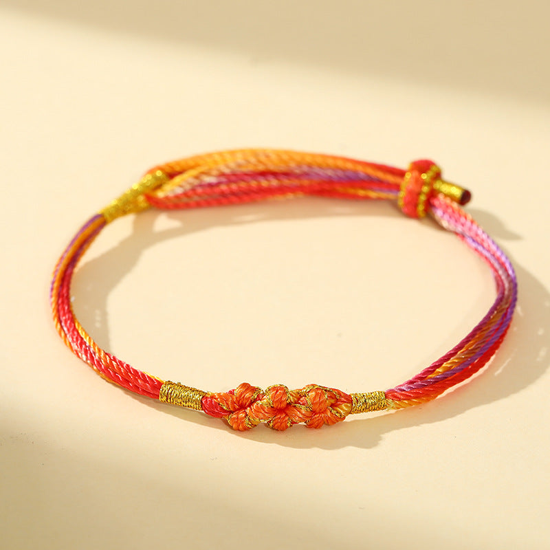 Children's Dragon Boat Festival Colorful Rope Hand-woven Small Bracelets