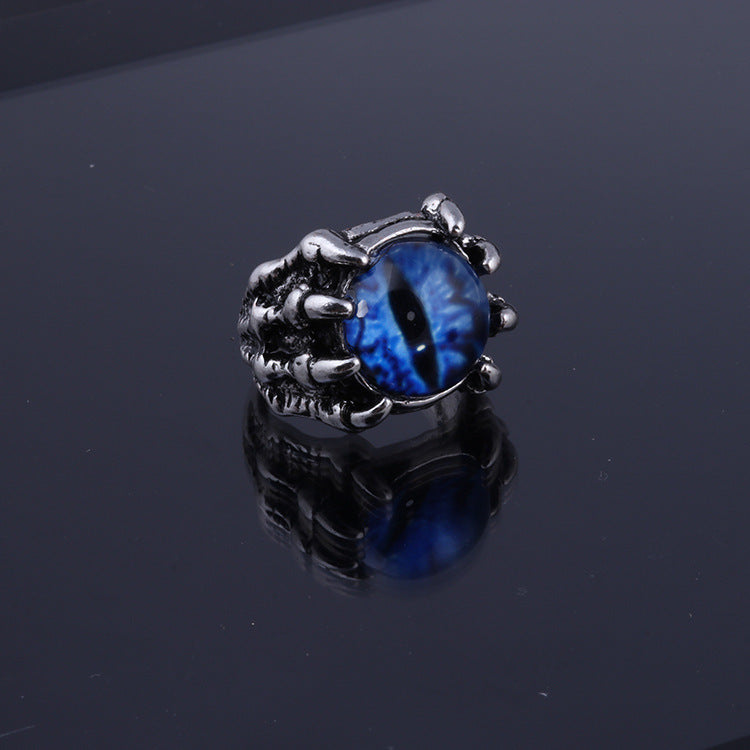 Women's & Men's Cool Dragon Claw Eagle Eye Personality Punk Rings