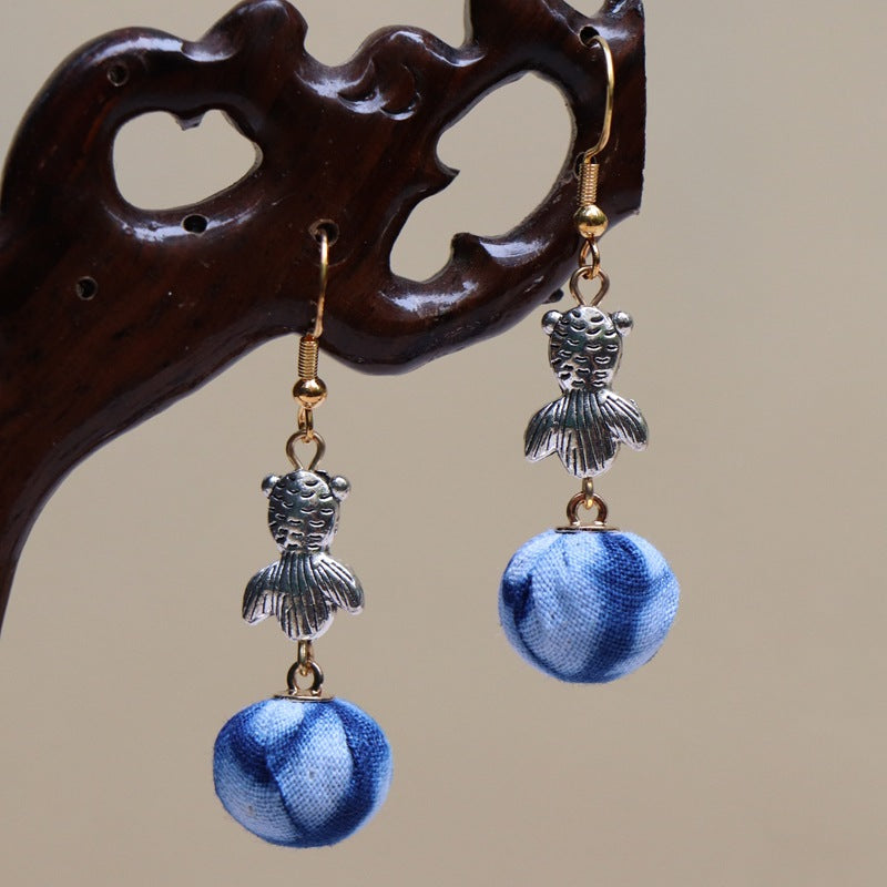 Style Chinese Traditional Cheongsam Vintage Senior Earrings
