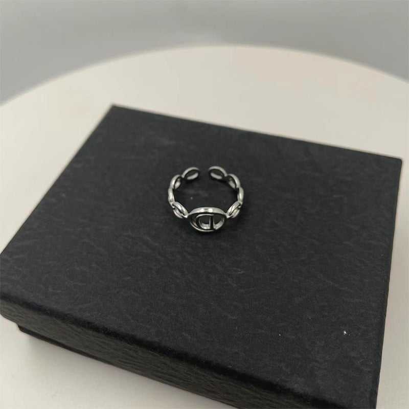 Stainless Steel Personality Advanced Opening Adjustable Rings