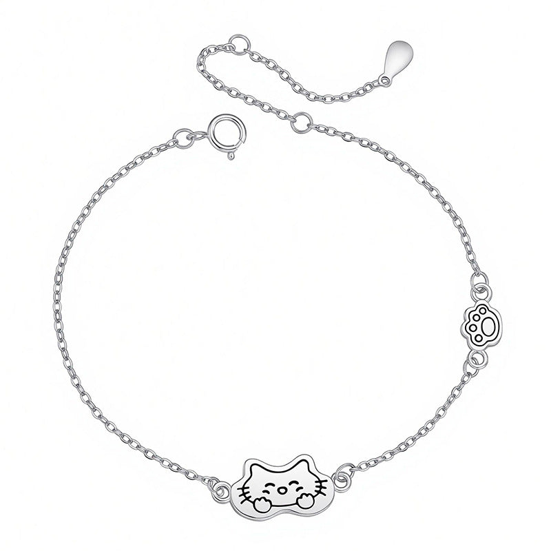 Personalized Iti Cat Couple Korean Style Trendy Animal Elements Niche Bracelet