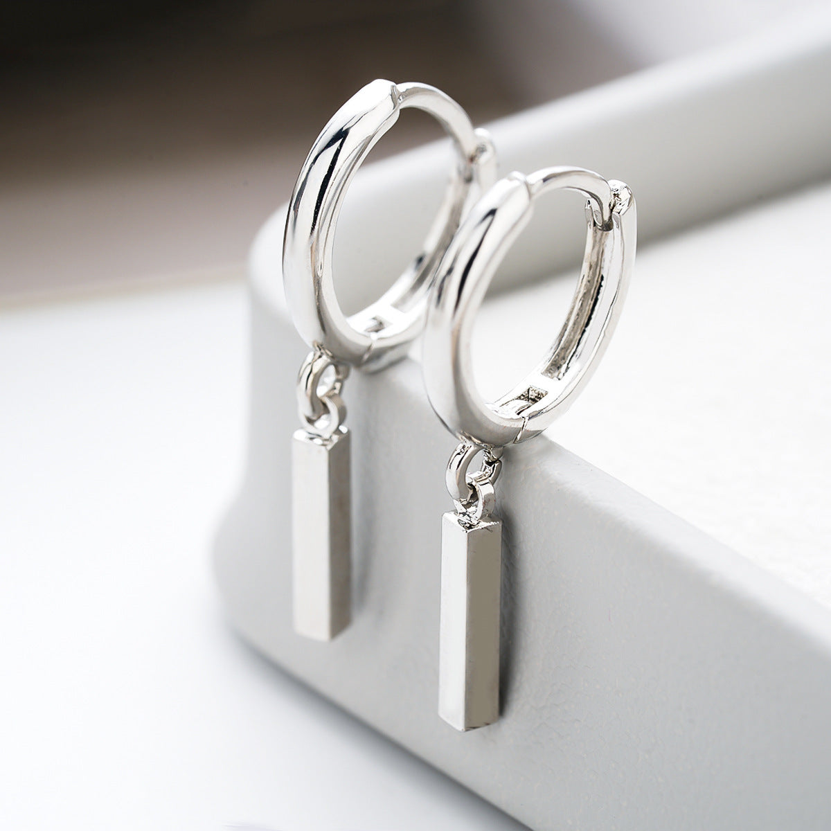 Small Sier Bar High-grade Design Affordable Luxury Fashion Trendy Female Rings