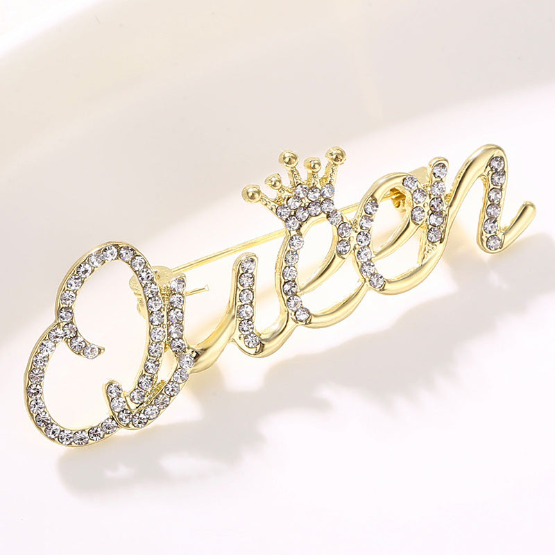 Golden Pearl Corsage Wheat Brooch Female High-grade Brooches
