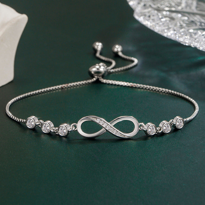 Diamond Adjustable Female Design Jewellery Live Bracelet