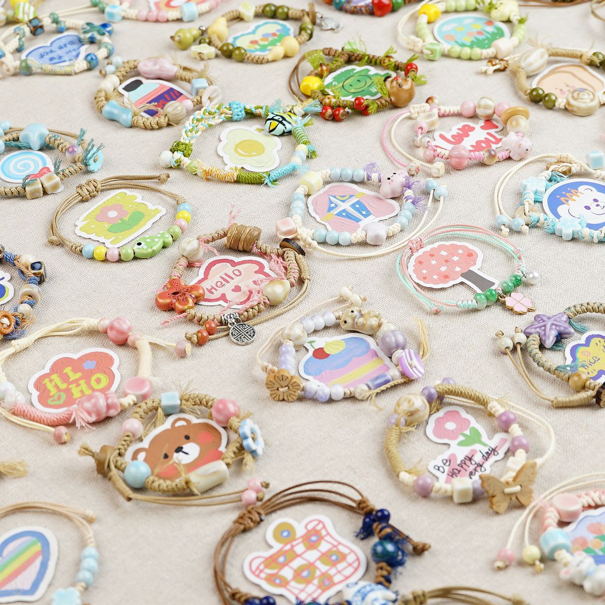 Ceramic Safe Carrying Strap Mixed Stall Small Bracelets