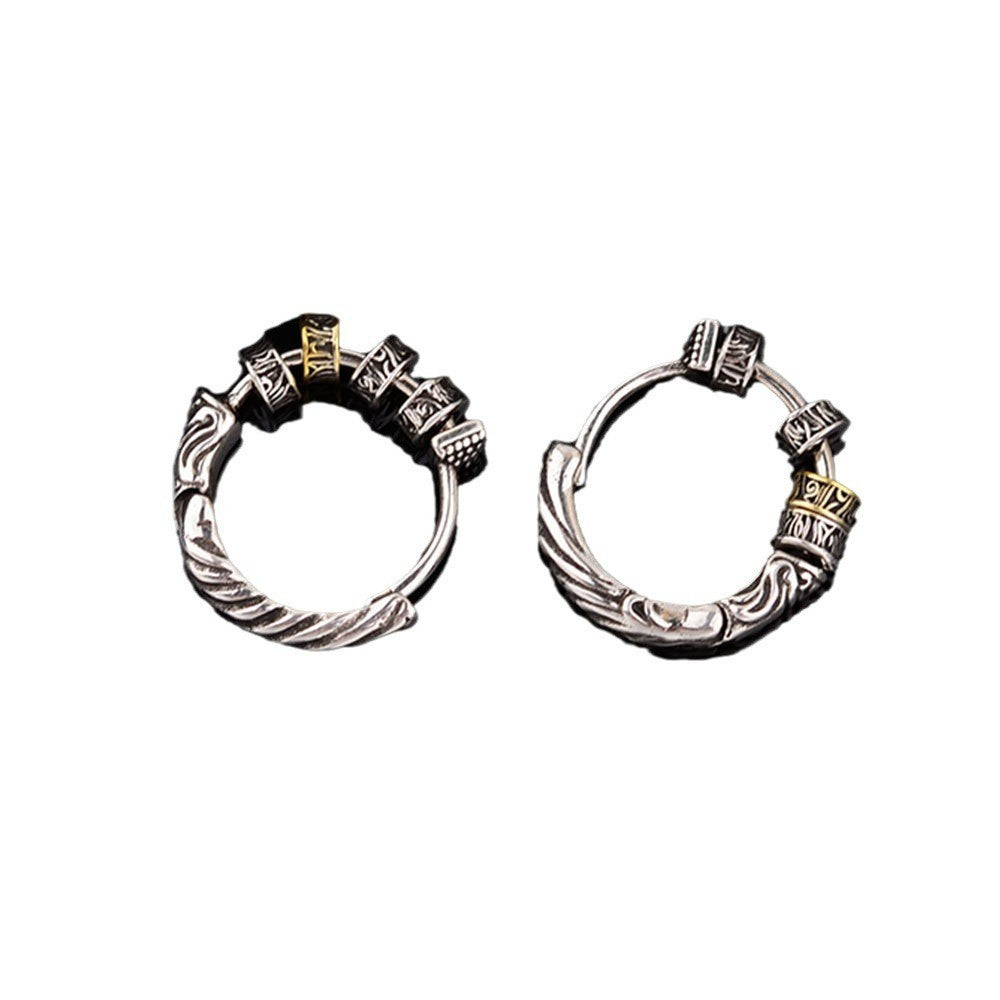Female Temperament Personality Simple Vintage Niche High-grade Earrings